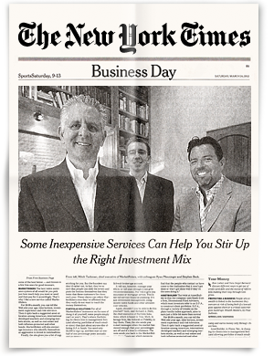 Mitch Tuchman of Rebalance profiled in The New York Times