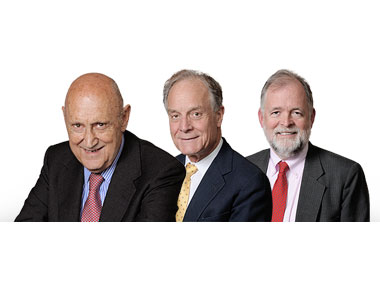 Rebalance Investment Committee members Jay Vivian, Charley Ellis and Burt Malkiel