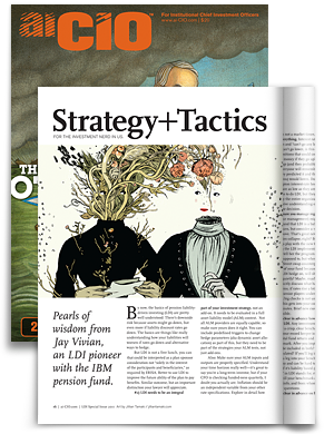 Liability driven investing explained by Jay Vivian of IBM retirement funds