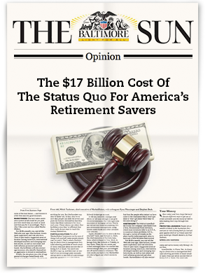 The $17 Billion Cost Of The Status Quo For America’s Retirement Savers