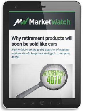 Why Retirement Products Will Soon Be Sold Like Cars