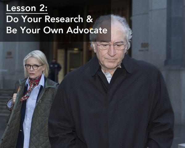 bernie madoff lessons